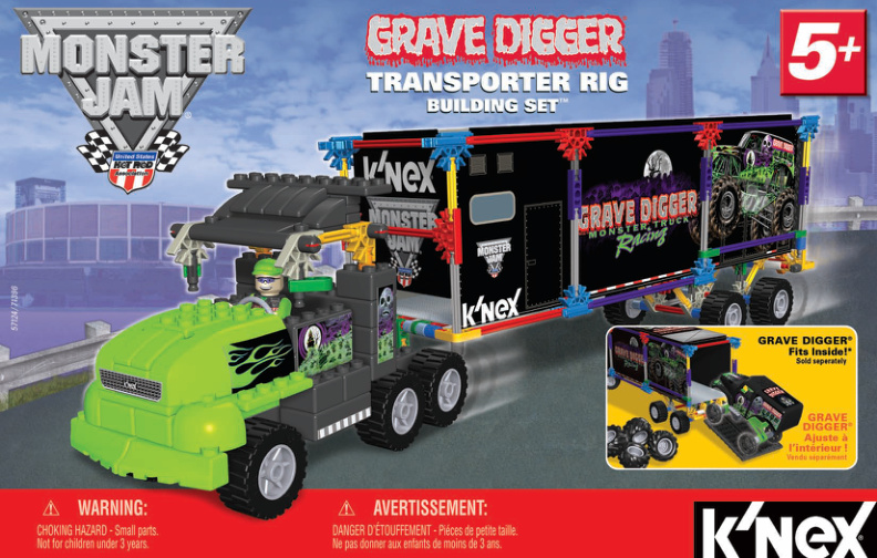 Monster Jam Grave Digger Transporter Rig 57124