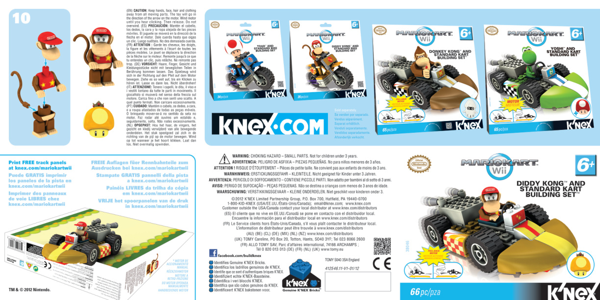 Nintendo Mario Kart Diddy Kong Kart 38046