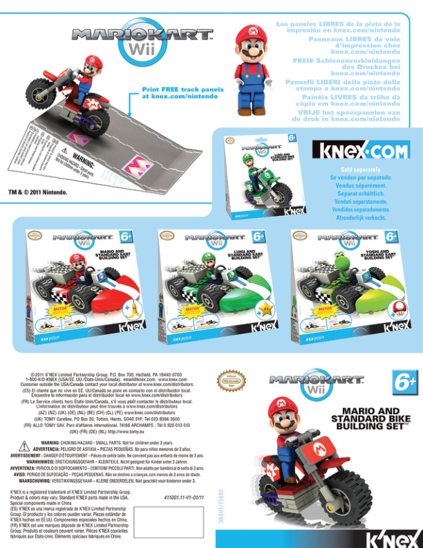 Nintendo Mario Kart Mario Bike 38001