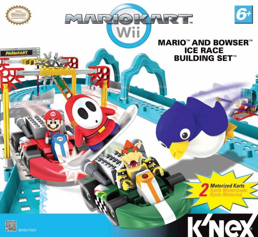 Nintendo Mario Kart Mario and Bowser Ice Race 38189