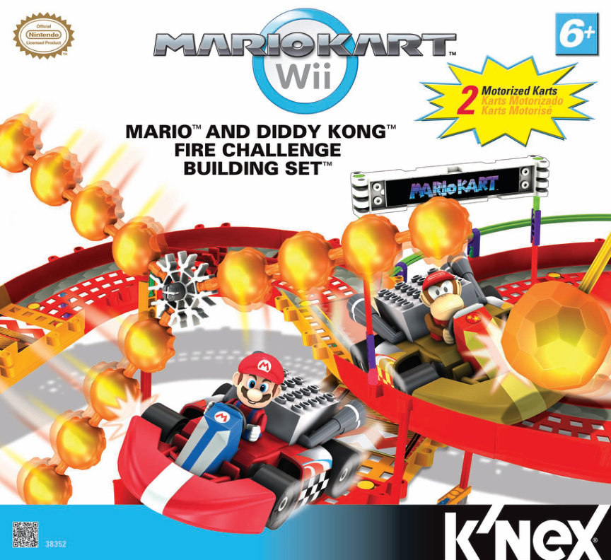 Nintendo Mario Kart Mario and Diddy Kong Fire Challenge 38352
