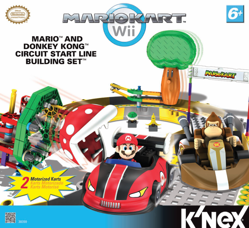 Nintendo Mario Kart Mario and Donkey Kong Circuit Start Line Building Set 38350