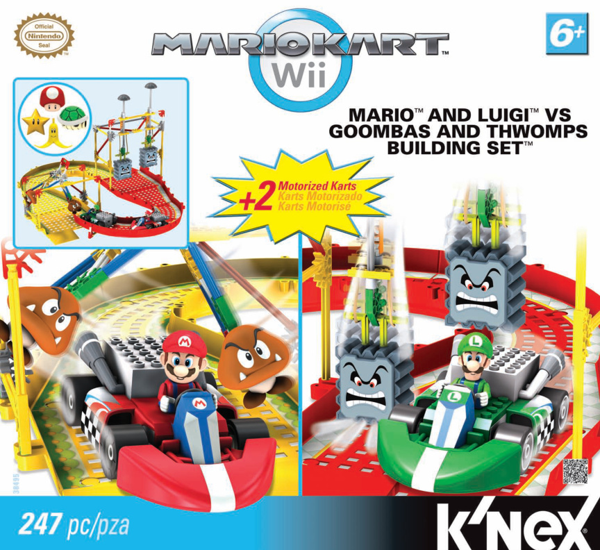 Nintendo Mario Kart Mario and Luigi vs Thwomps Goombas 38495
