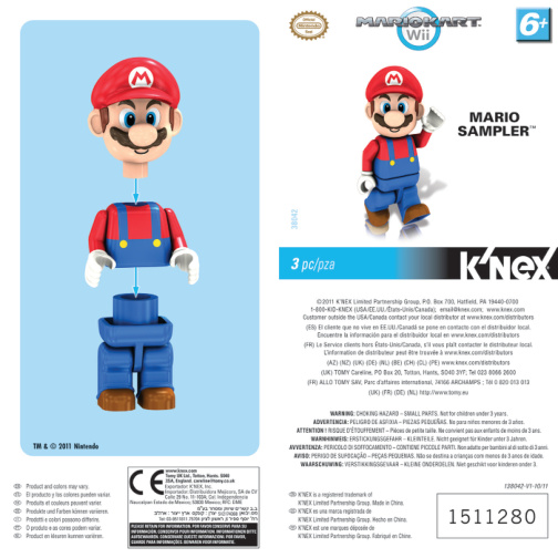 Nintendo Mario Kart Mario sampler 38042