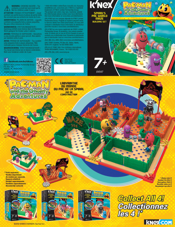 Pacman Spirals Pac World Maze 64547