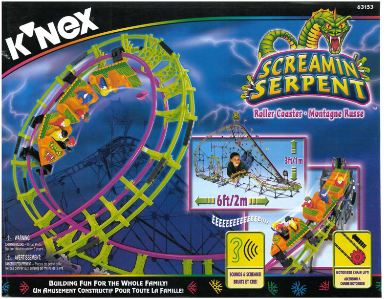 Screamin Serpent Roller Coaster 63153