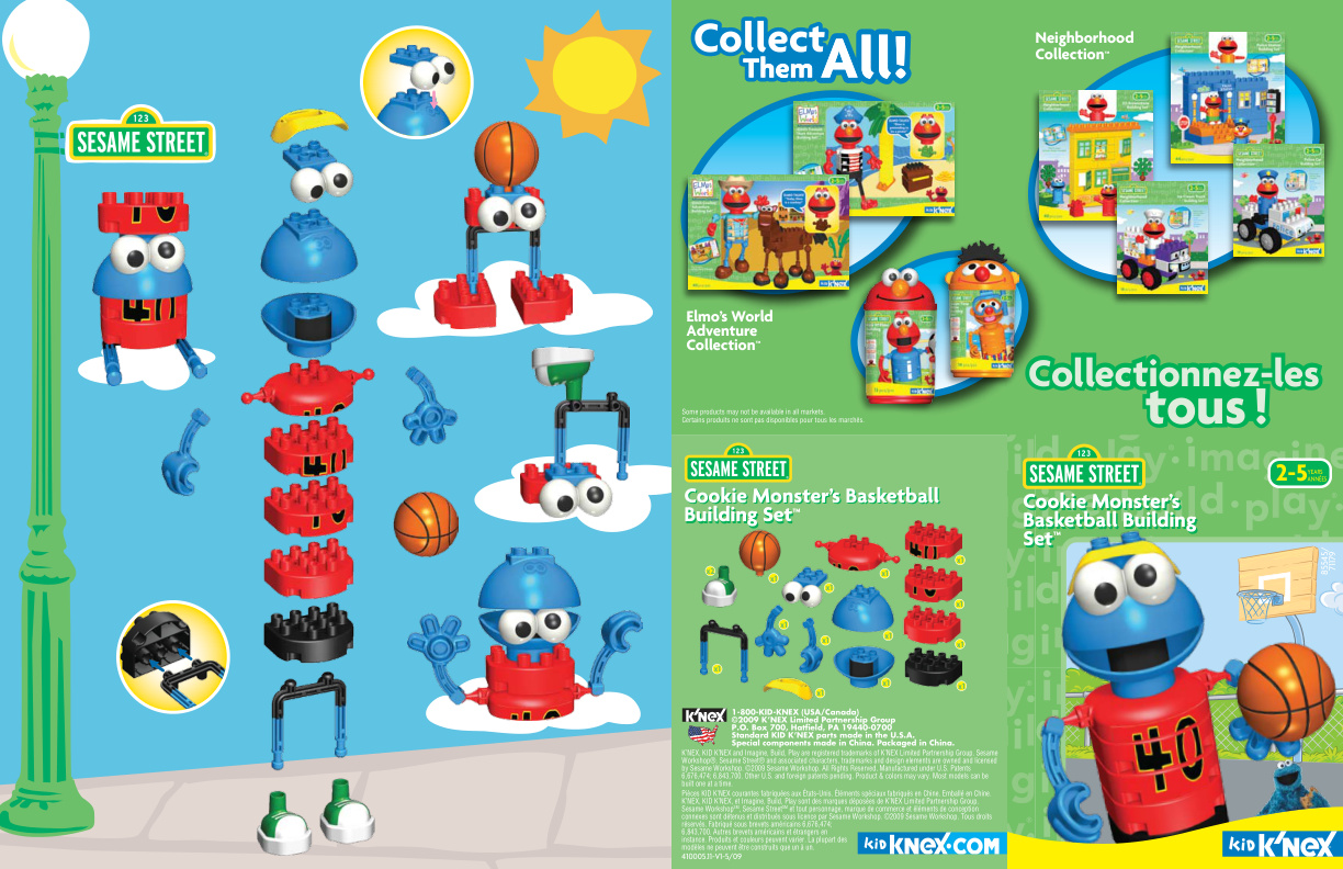 Sesame Street Cookie Monster Basketball 85545