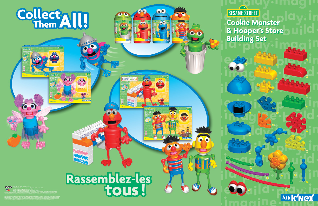 Sesame Street Cookie Monster and Mr Hoopers Store 85008 | Knex.Parts