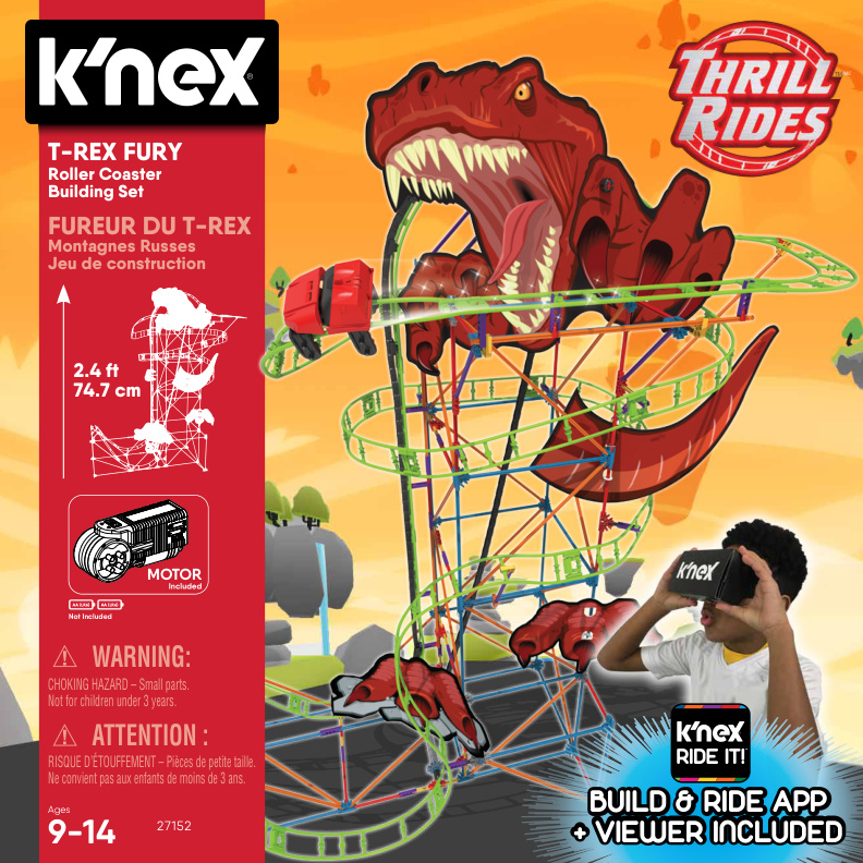 T Rex Fury Roller Coaster 27152